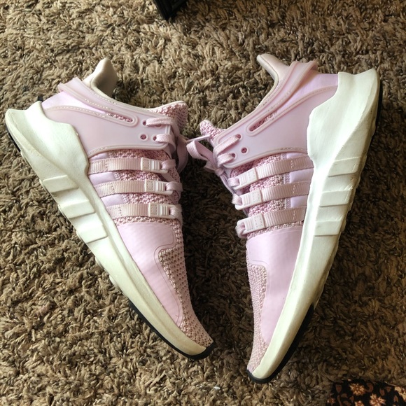 Baby pink adidas EQT trainers - Picture 2 of 6